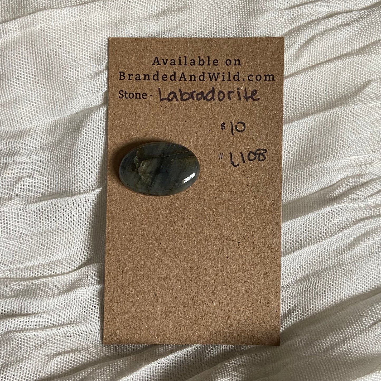 Labradorite Cabochon - L108 3D268657-984C-4536-AAAF-FC83048F807B Brandedandwild.com