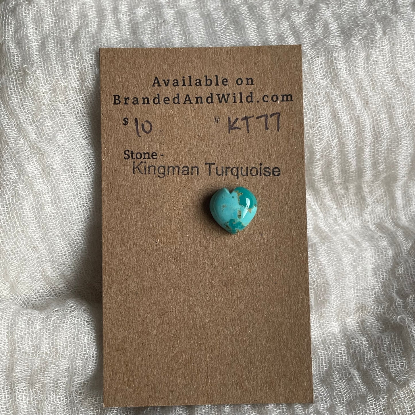 Kingman Turquoise Cabochon - KT77 3D550A32-D91D-4B12-B920-A2ED79E0DCC6 Brandedandwild.com