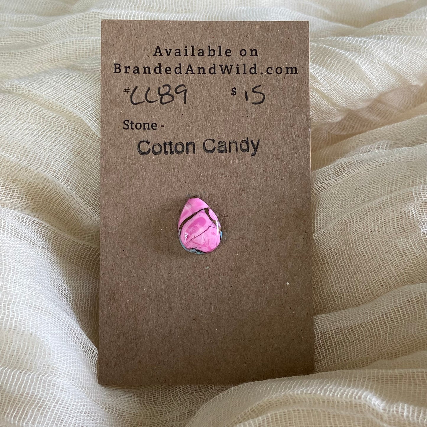 Cotton Candy Cabochon - CC89 3D5DF6FA-6C2A-4D33-BD6A-5B1F3FDCECED Brandedandwild.com