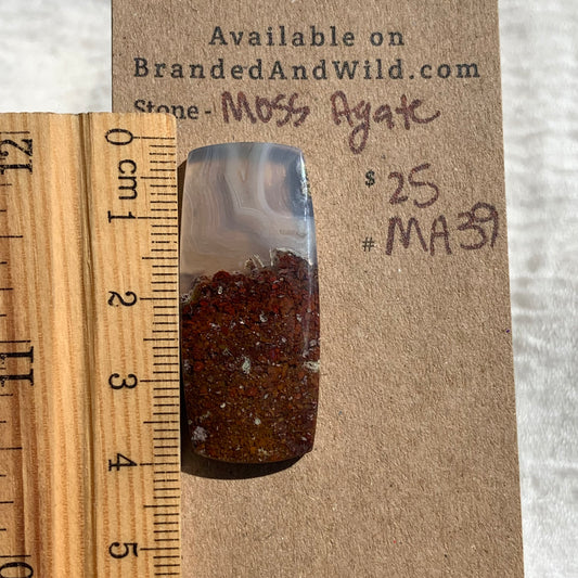 Moss Agate Cabochon- MA39