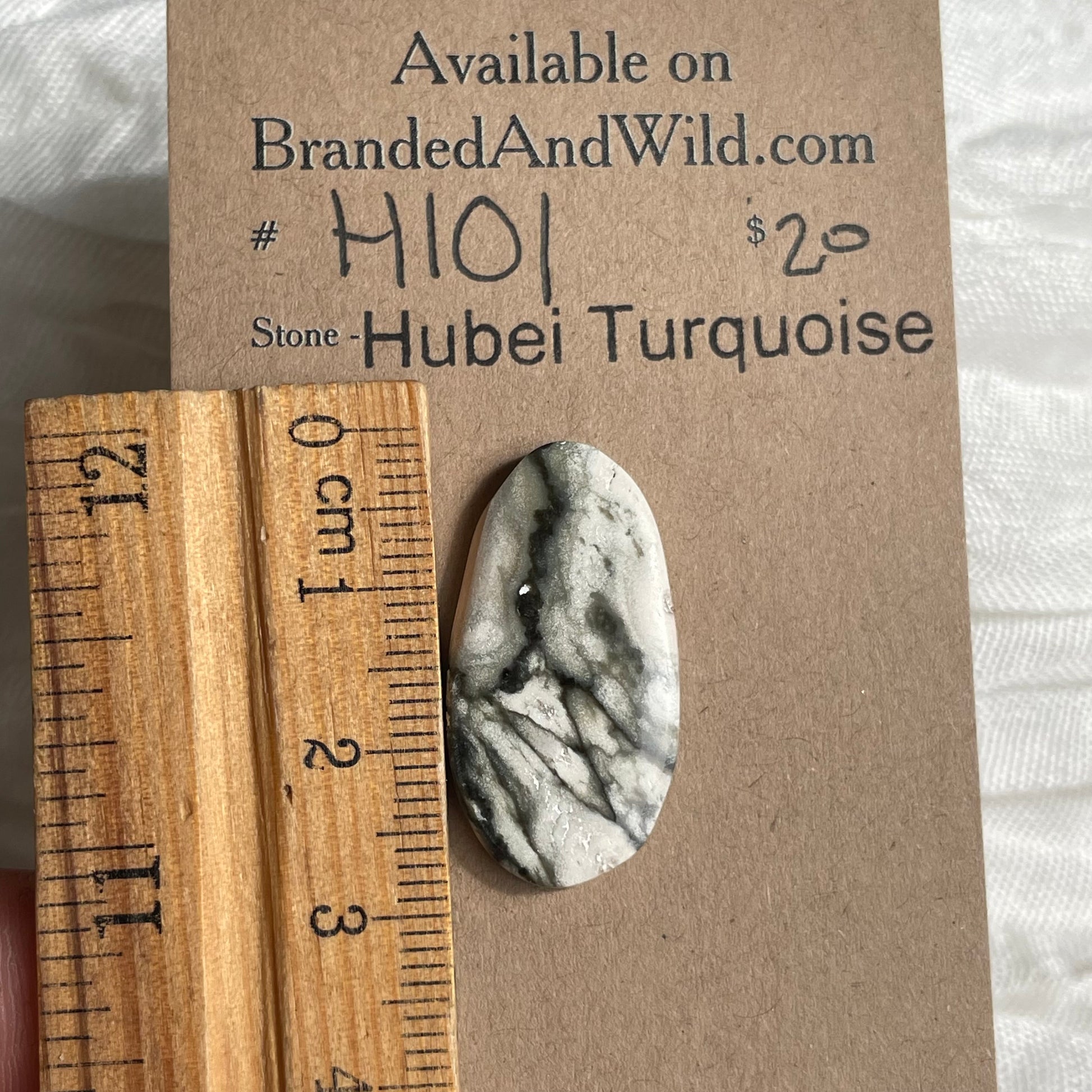 Hubei Turquoise Cabochon - H101 3D953D98-1A34-450B-9931-6F576FC3D770 Brandedandwild.com