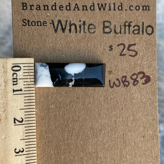 White Buffalo Cabochon - WB83