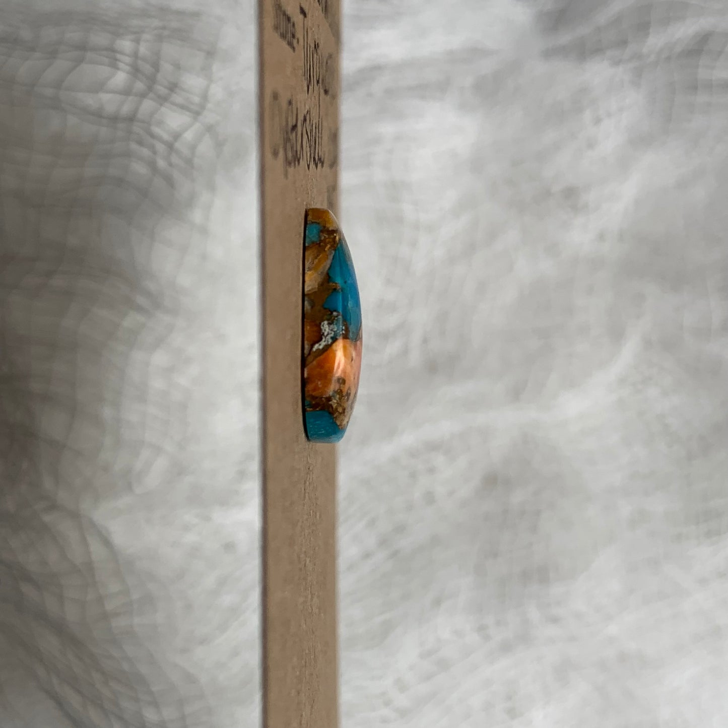 Turquoise, Oystershell, Copper Cabochon - TOC28