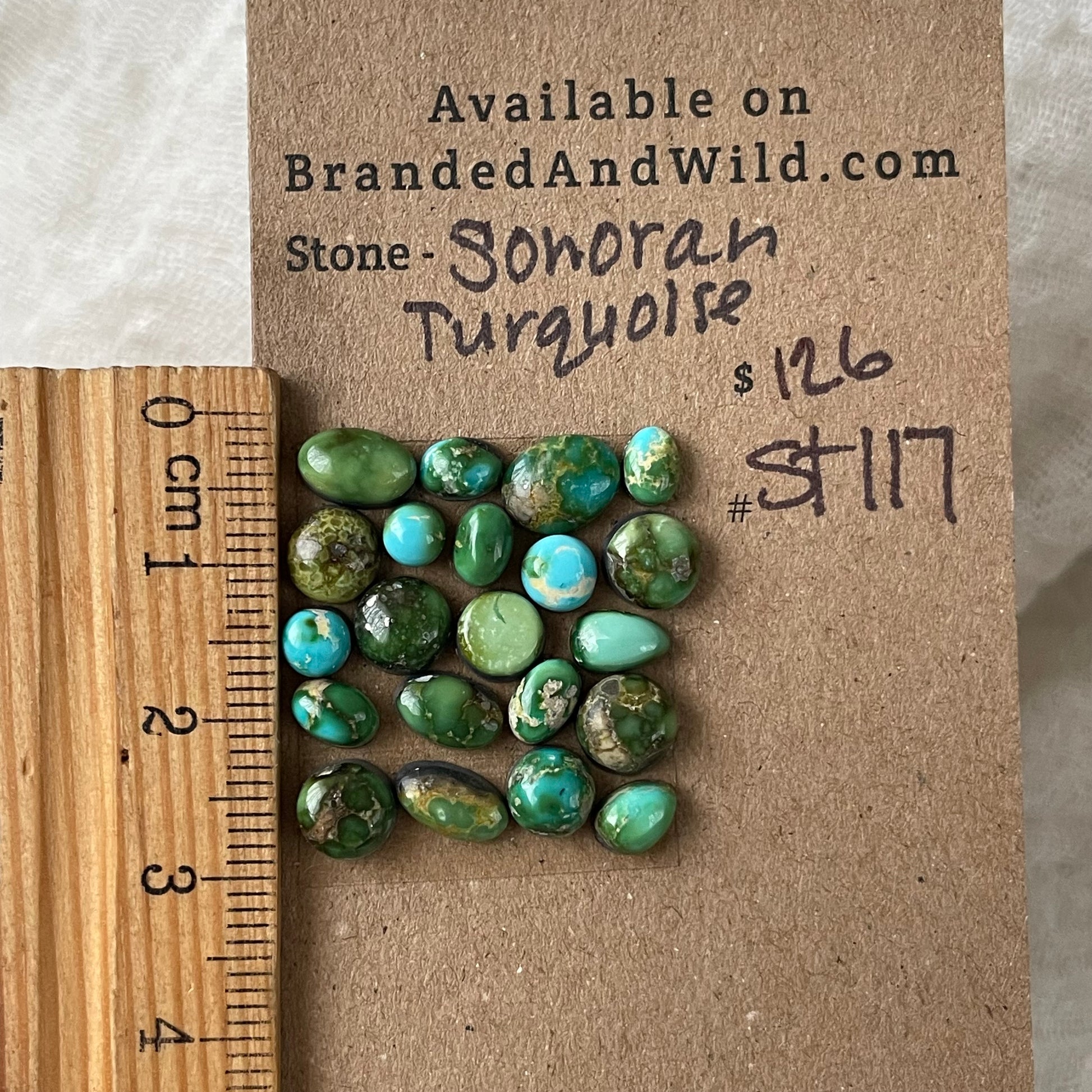 Sonoran Turquoise Cabochon - ST117 3E03A4BA-E34A-44D9-83B9-F3BE0772F3DC Brandedandwild.com