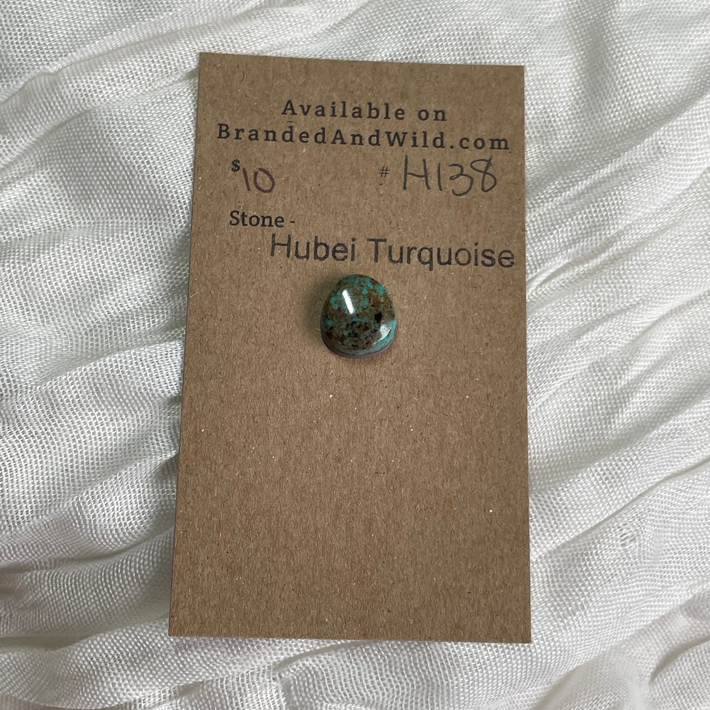 Hubei Turquoise Cabochon - H138 3E3B85EB-4699-482F-A534-CB1EF250C727 Brandedandwild.com