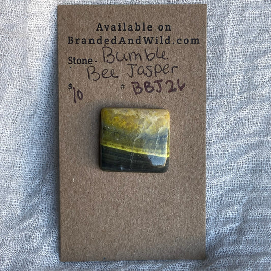 Bumblebee Jasper Cabochon - BBJ26