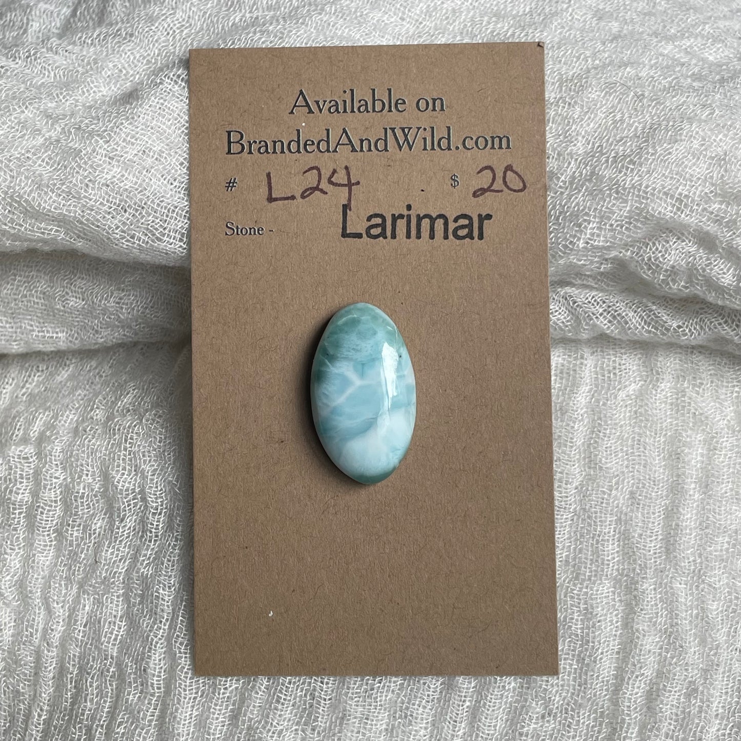 Larimar Cabochon - L24