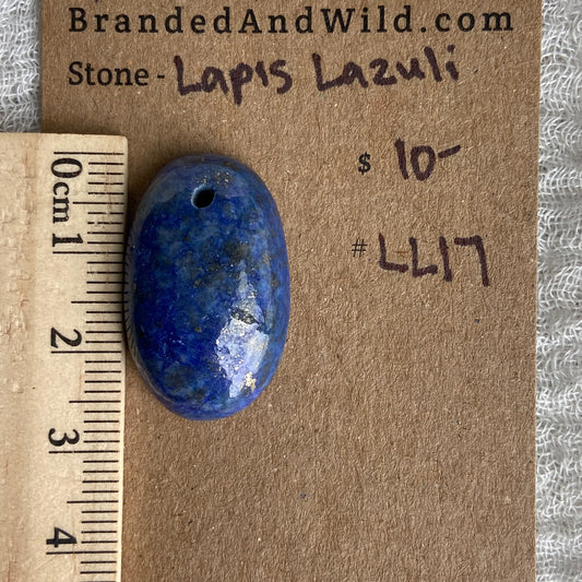 Lapis Lazuli Cabochon -Drilled- LL17