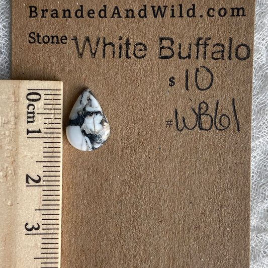 White Buffalo Cabochon - WB61