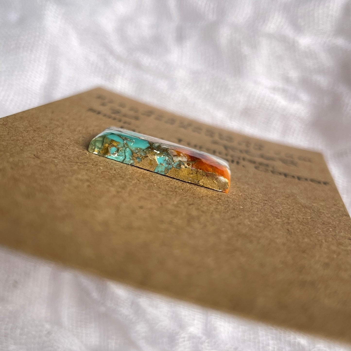 Turquoise, Oystershell, Copper Cabochon - TOC68 3E7C9687-3334-4D6B-9C71-D25898B1E3F8 Brandedandwild.com