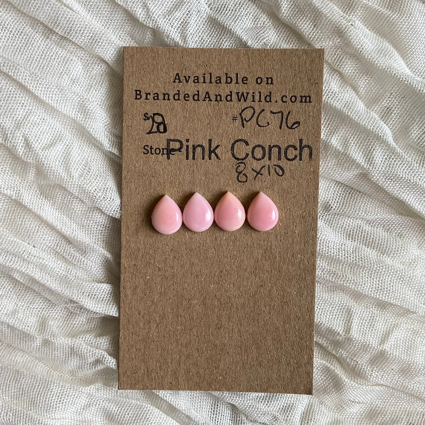 Pink Conch Cabochon - PC76