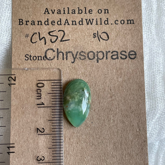 Chrysoprase Cabochon - Ch52 3E8D1AF9-BF2B-4319-B1EE-E47119944B8A Brandedandwild.com