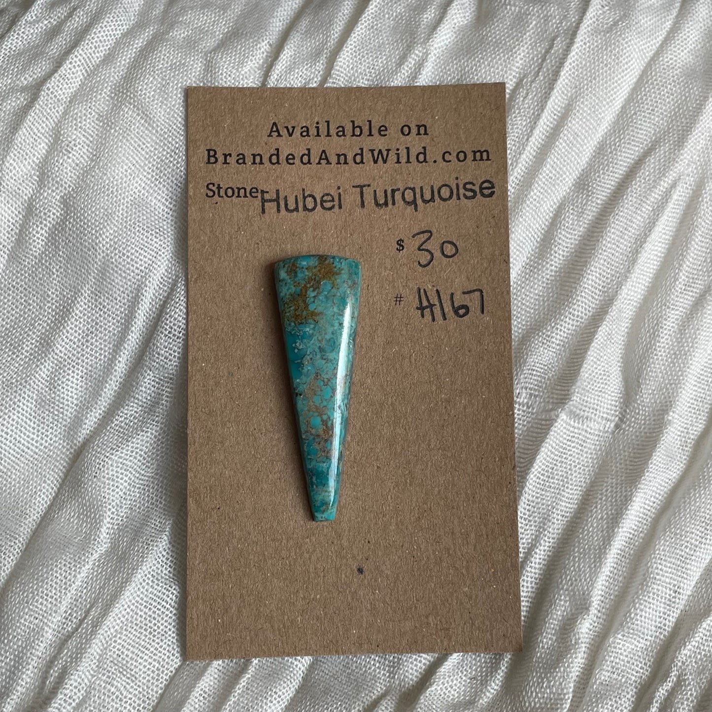 Hubei Turquoise Cabochon - H167 3E996C21-A5E5-40E7-945E-3EFBD76B5E9E Brandedandwild.com