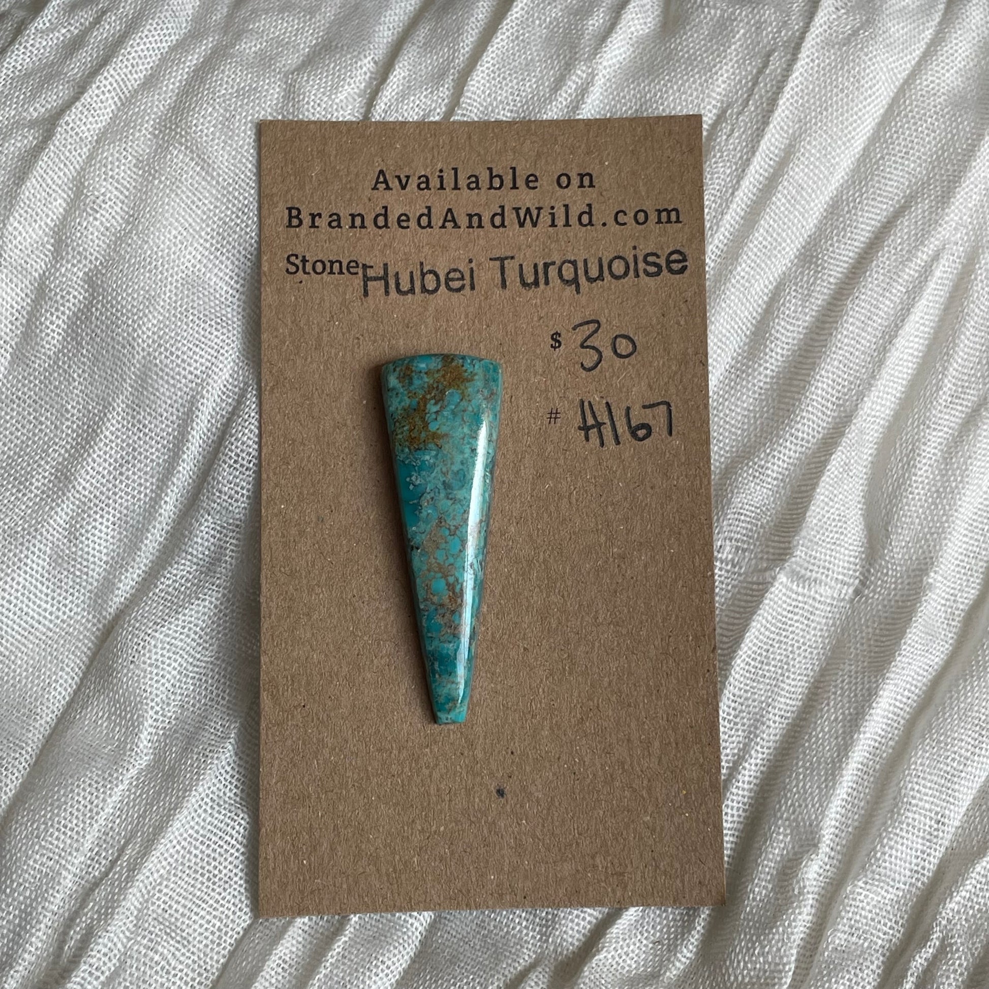 Hubei Turquoise Cabochon - H167 3E996C21-A5E5-40E7-945E-3EFBD76B5E9E Brandedandwild.com