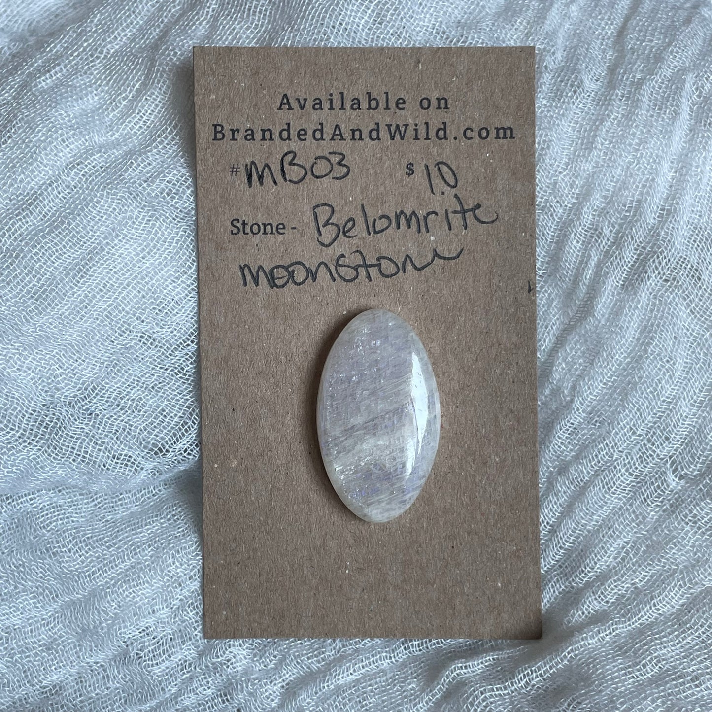 Belomrite Moonstone Cabochon - MB03