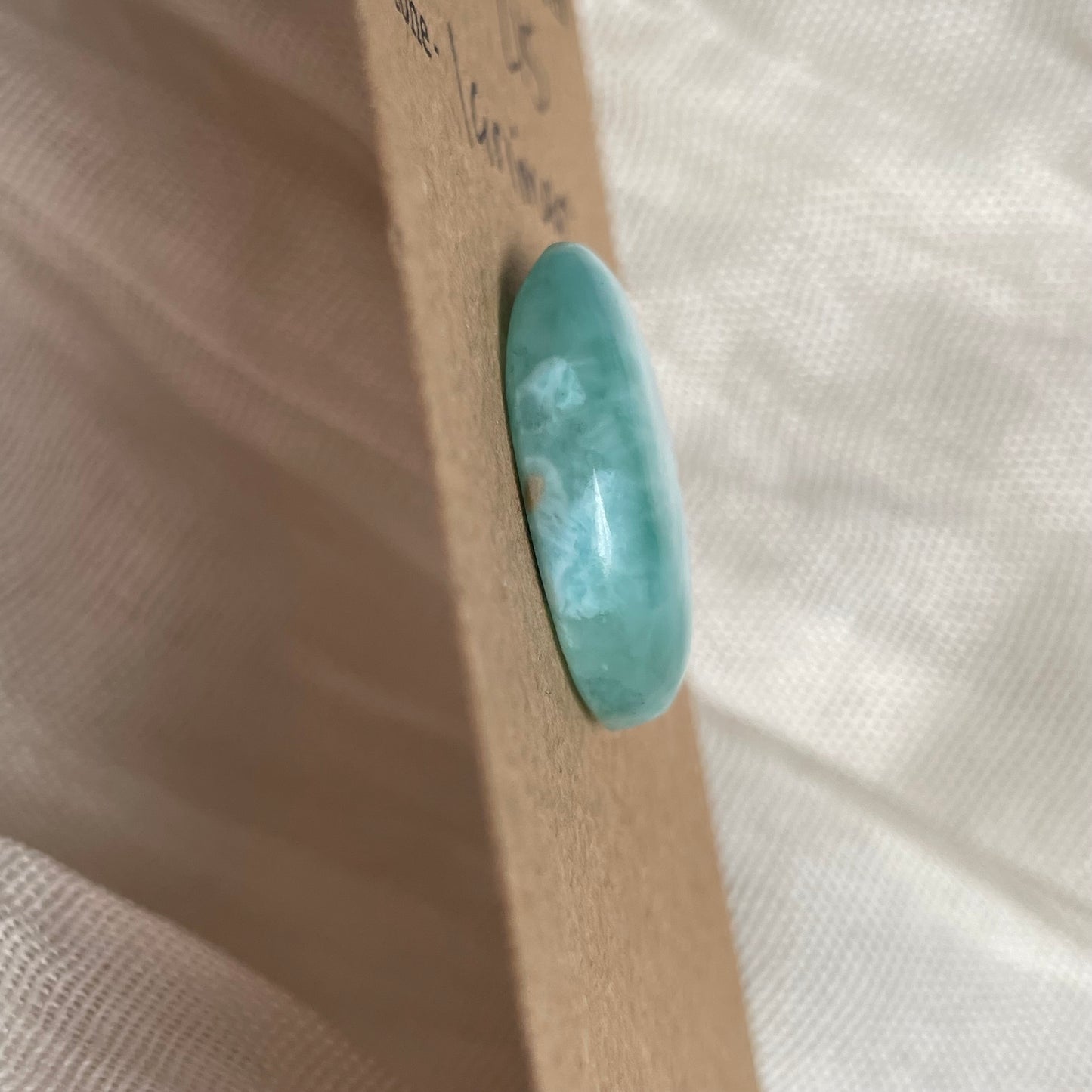 Larimar Cabochon - L15 3EB696D0-5D01-4C0E-91B9-9B4ACF1C0DF6 Brandedandwild.com