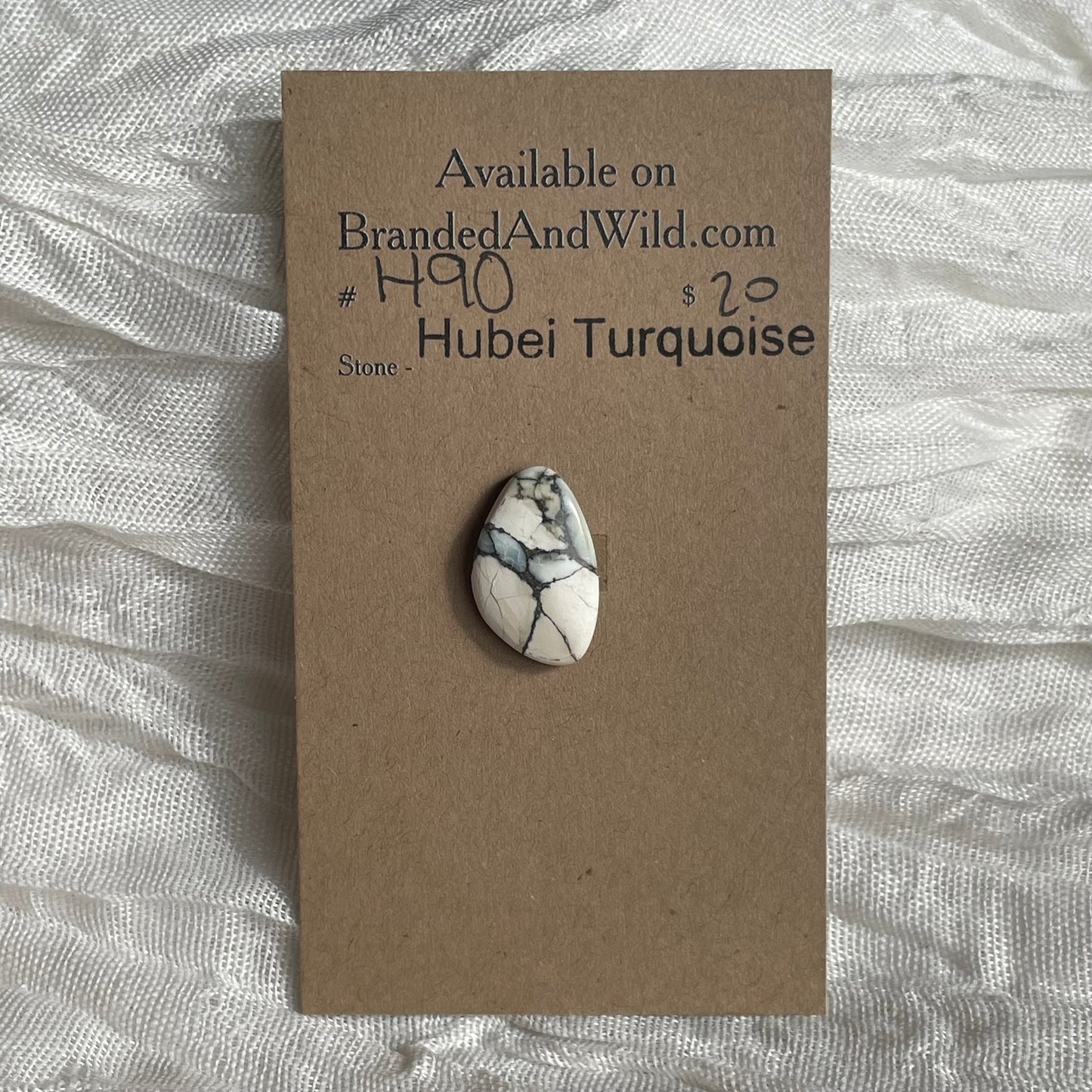 Hubei Turquoise Cabochon - H90 3EC87F53-10C0-48ED-8599-FBADF397579D Brandedandwild.com
