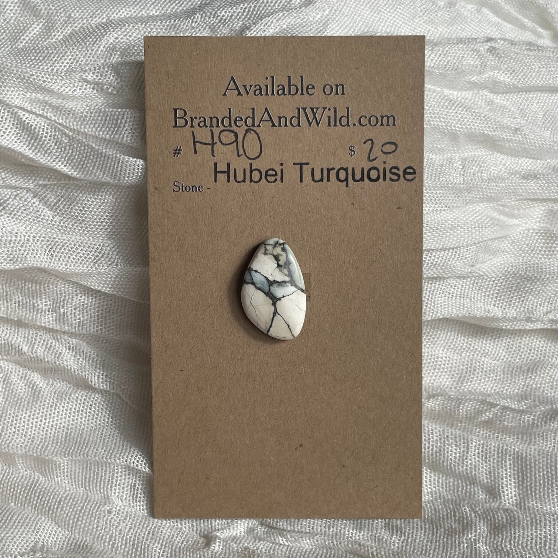 Hubei Turquoise Cabochon - H90 3EC87F53-10C0-48ED-8599-FBADF397579D Brandedandwild.com