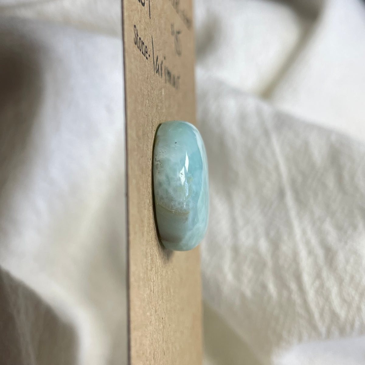Larimar Cabochon - L09 3ECE325C-CE72-487B-B88C-C1DF6B3079B3 Brandedandwild.com