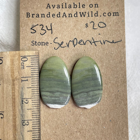 Serpentine - Cabochon - S34 3ED1C64D-CC88-4811-8E73-58B4ABDB5648 Brandedandwild.com