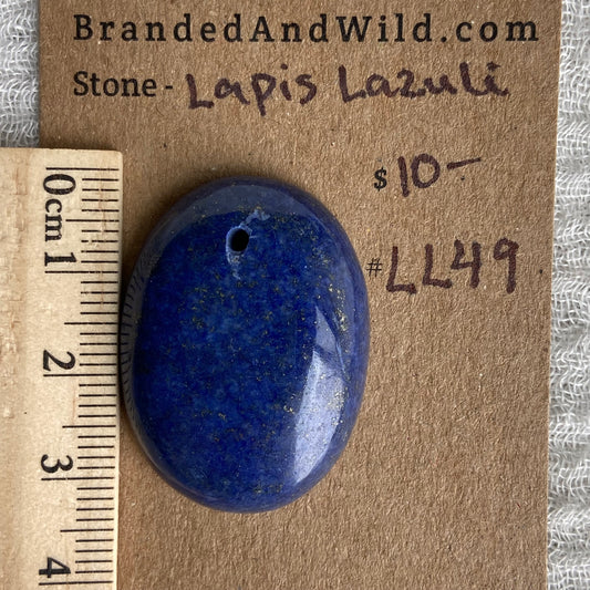 Lapis Lazuli Cabochon -Drilled- LL49