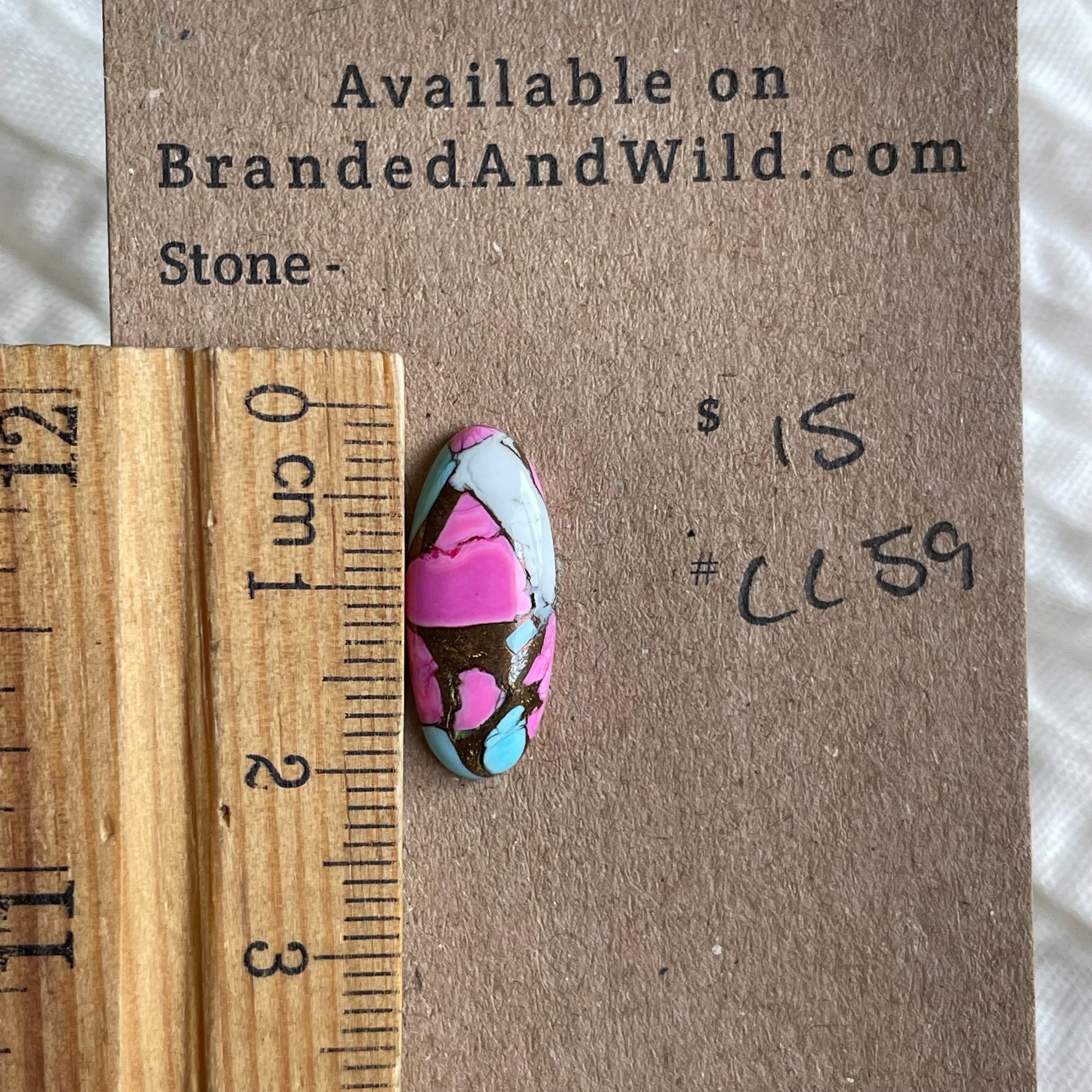 Cotton Candy Cabochon - CC59 3EF2DAC6-41F5-4593-A566-7C249DA0D313 Brandedandwild.com