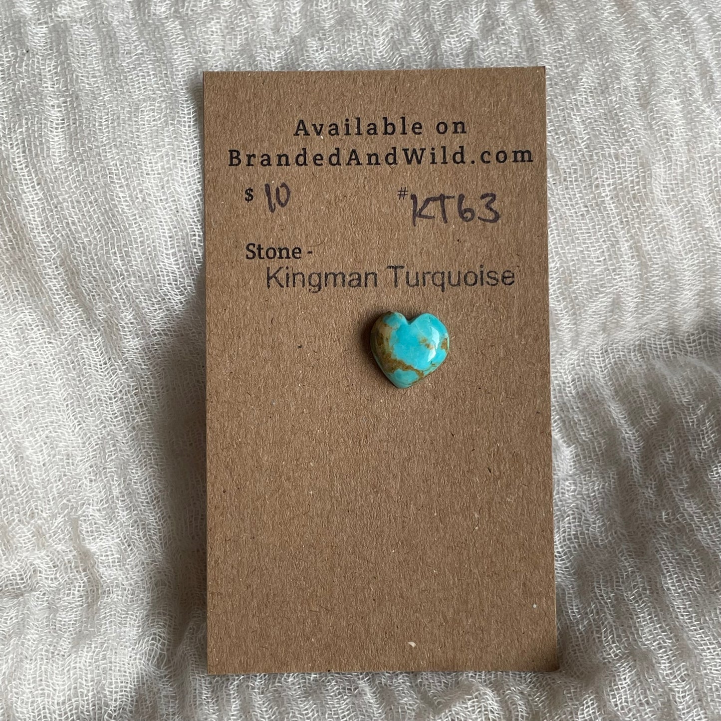 Kingman Turquoise Cabochon - KT63 3EFE23DB-5D51-4813-839A-3C541C3A69AF Brandedandwild.com