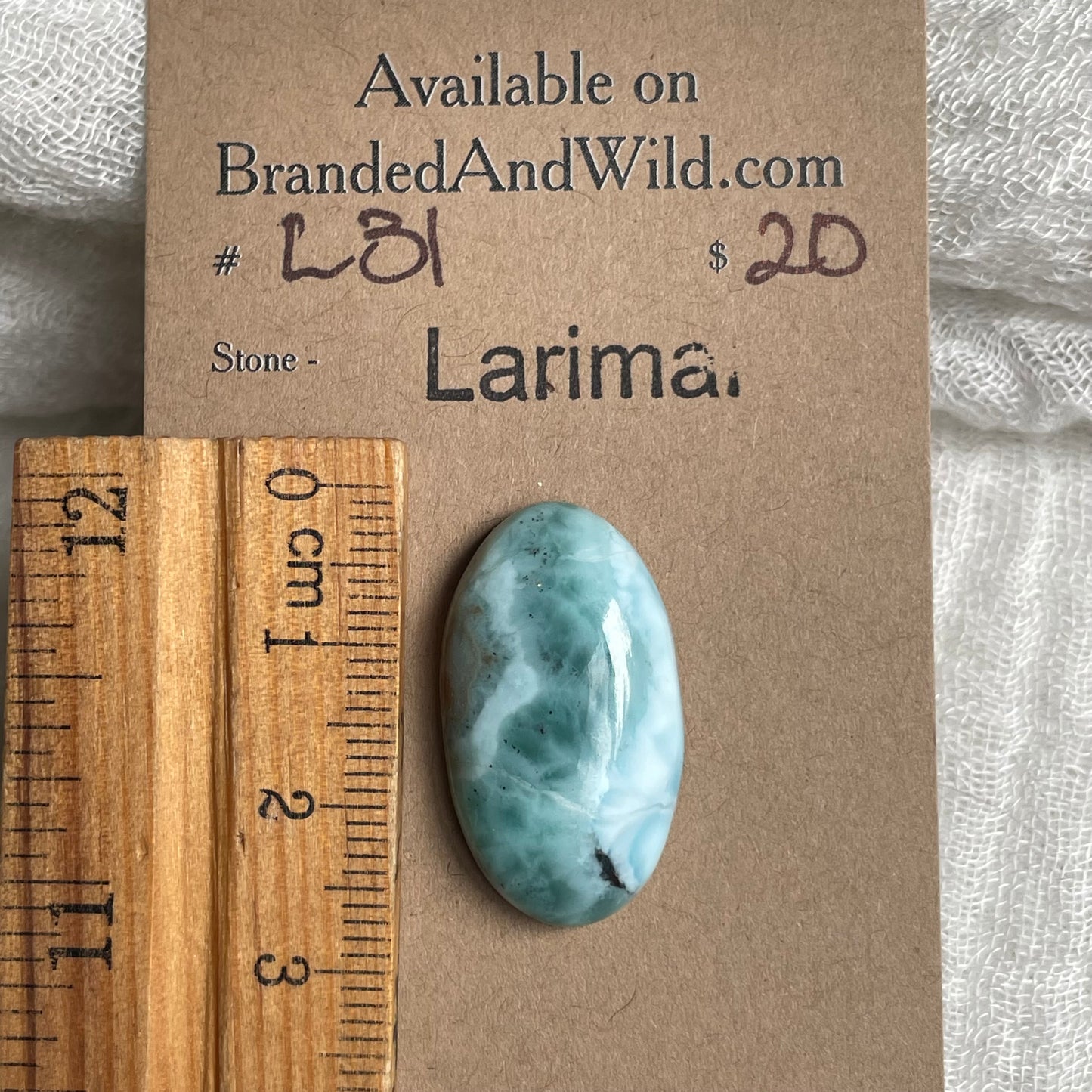 Larimar Cabochon - L31