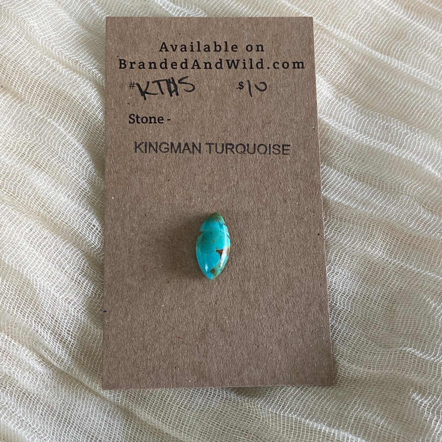 Kingman Turquoise Cabochon - KT106 (Copy) 3F40392B-D130-4009-AA88-30EB0609B311 Brandedandwild.com