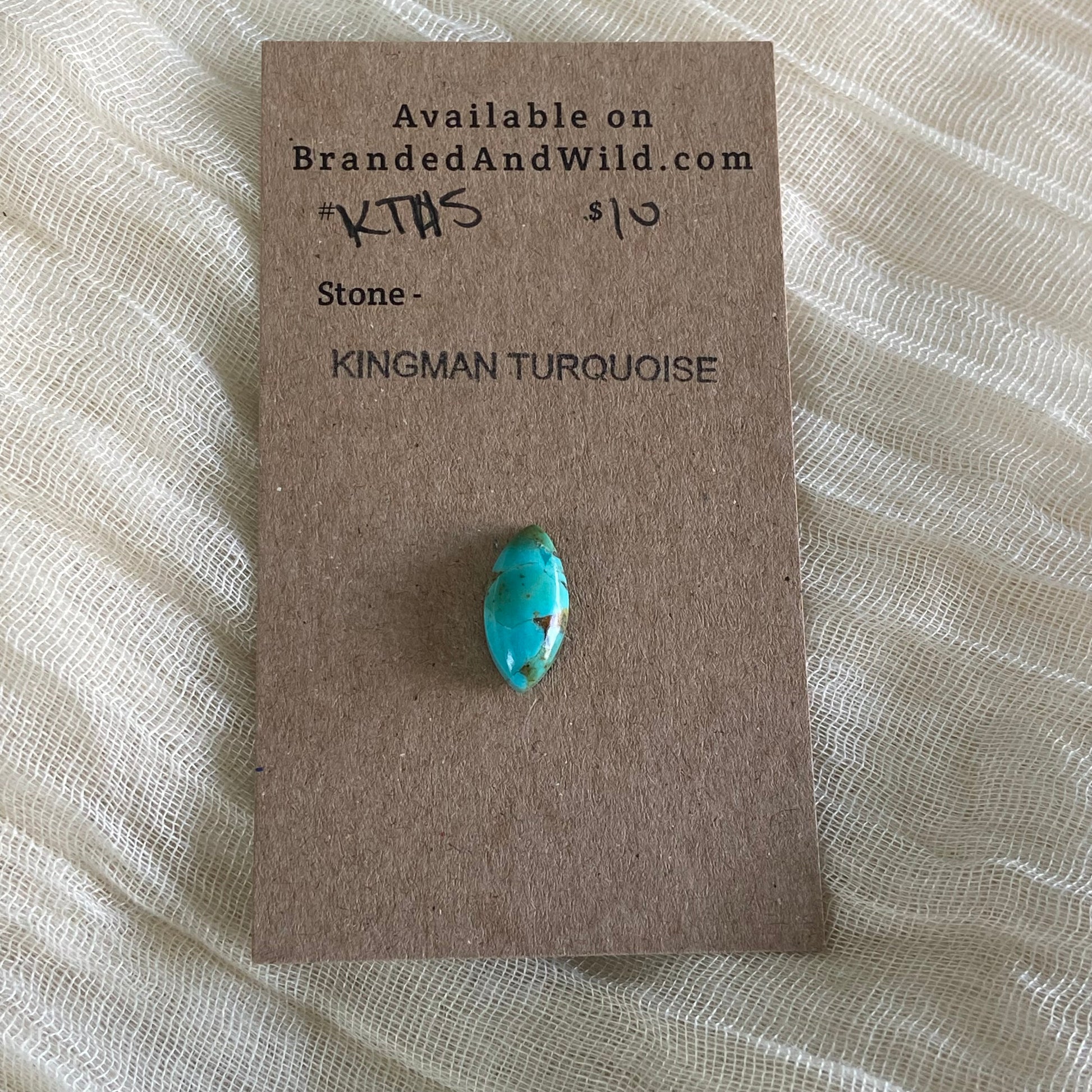 Kingman Turquoise Cabochon - KT106 (Copy) 3F40392B-D130-4009-AA88-30EB0609B311 Brandedandwild.com