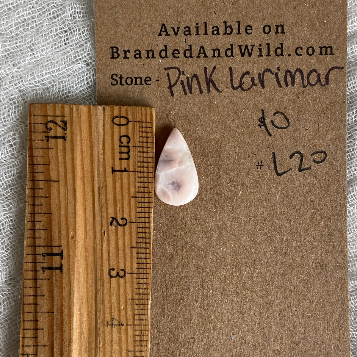 Pink Larimar Cabochon - PL20