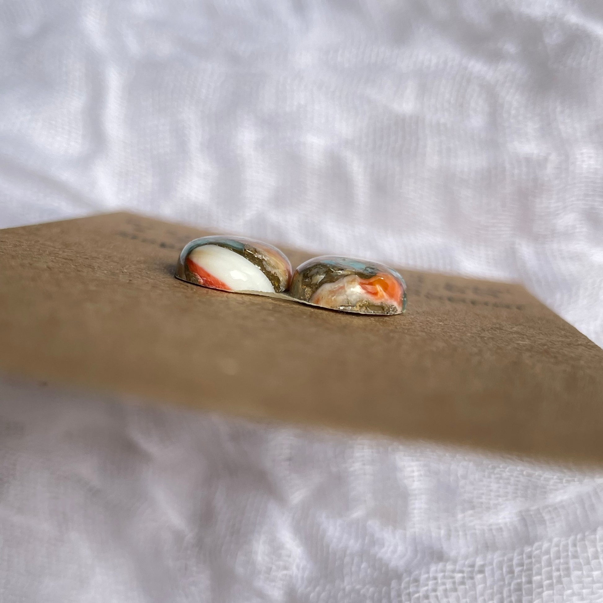 Turquoise, Oyster Shell, Copper Cabochon - TOC60 3F8BC0ED-7D0E-4169-81F7-A29187EEE37B Brandedandwild.com