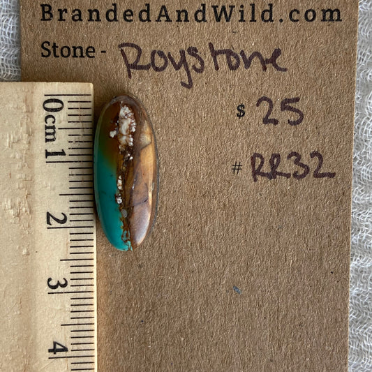 Royston Ribbon Turquoise Cabochon RR32