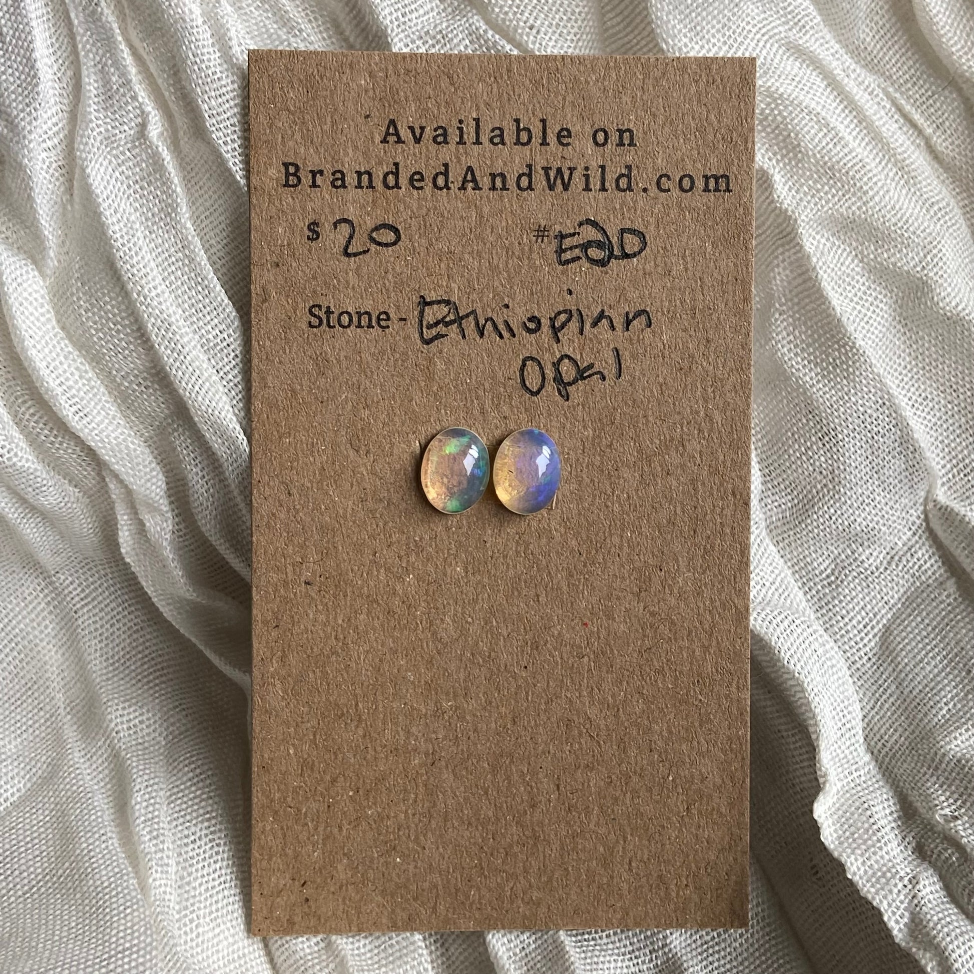 Ethiopian Opal Cabochon - E20 3F983AD6-538B-4759-8721-A61DFB14F79F Brandedandwild.com