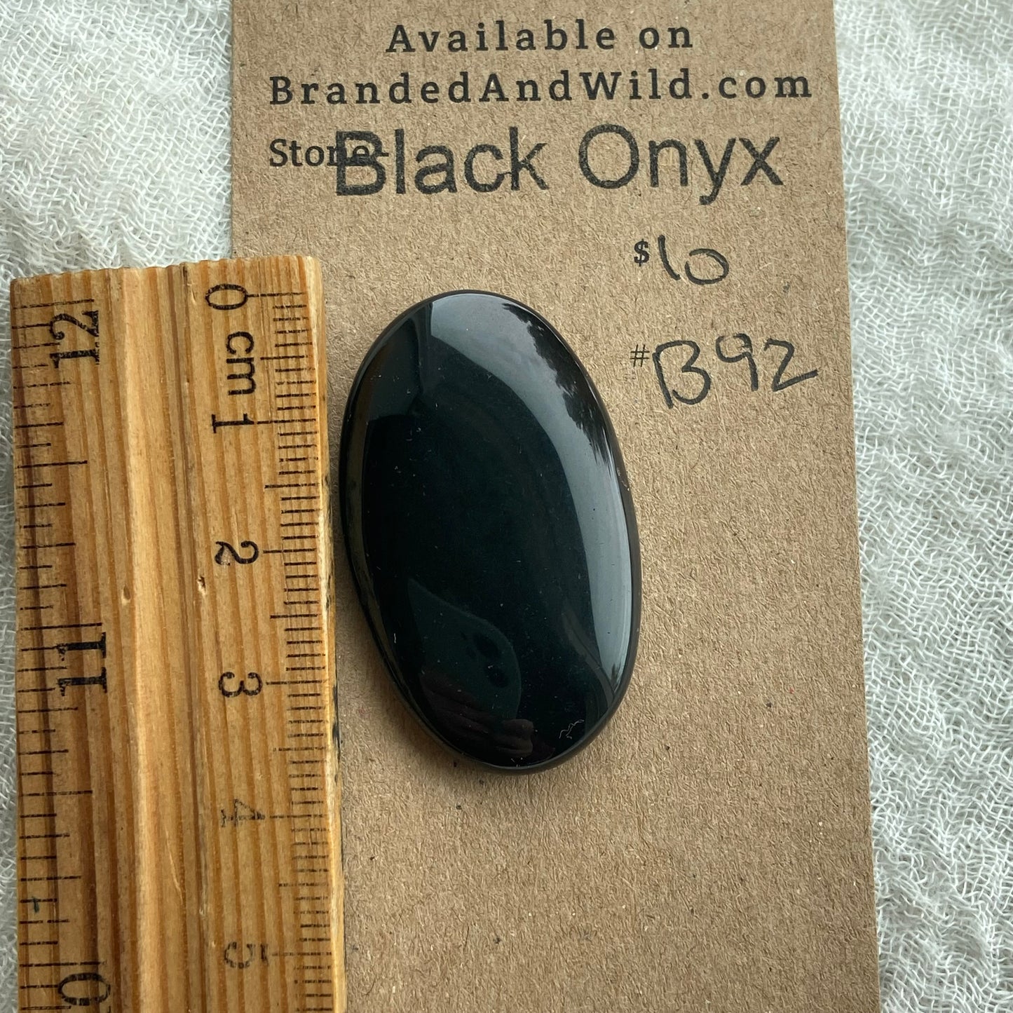 Black Onyx - Cabochon - B92