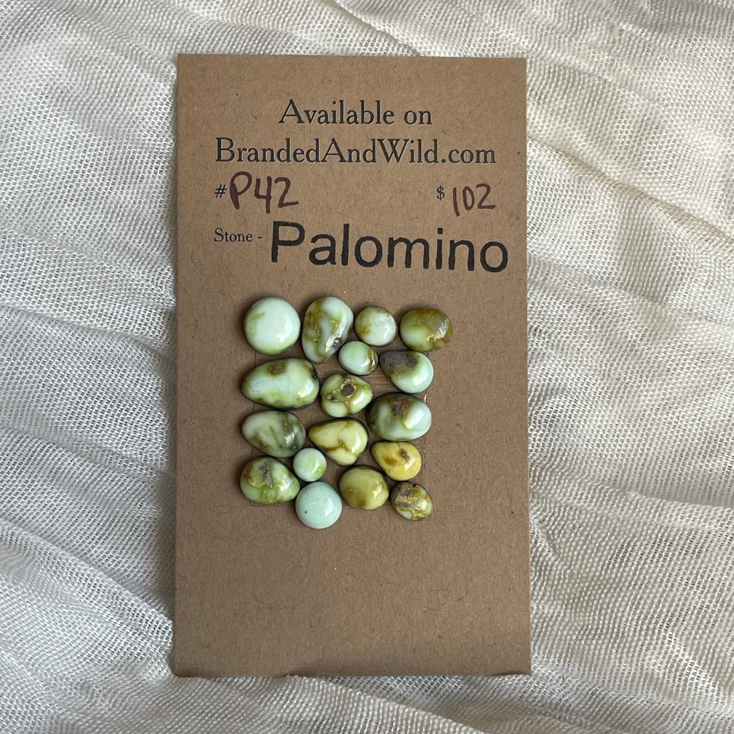 Palomino Cabochon - P42 3FAA2357-6DF7-446E-8701-775D7F597AF1 Brandedandwild.com