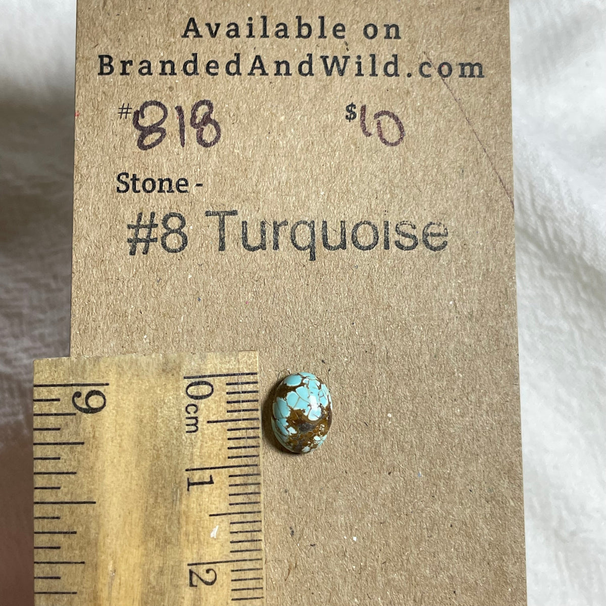 #8 Turquoise Cabochon - #818