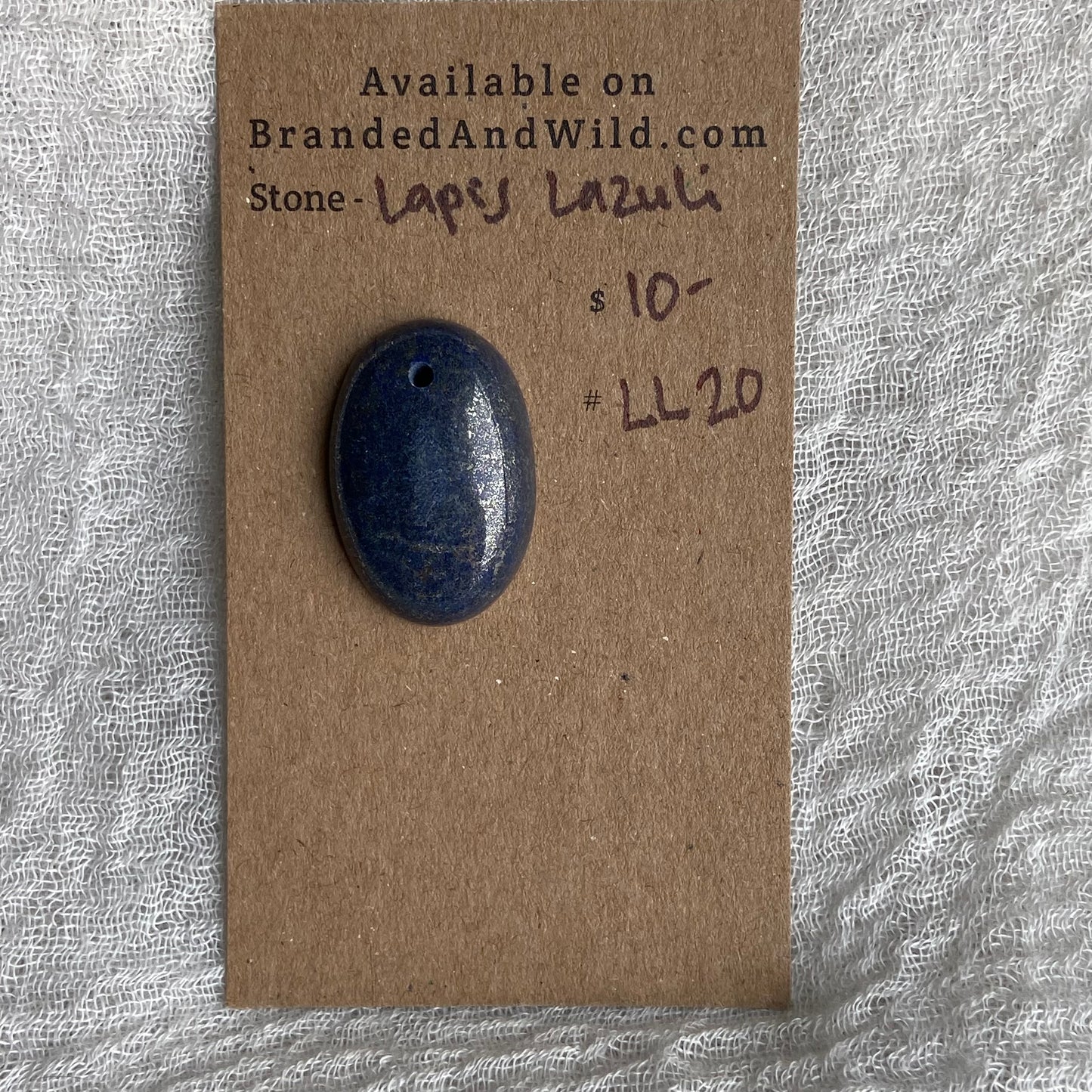 Lapis Lazuli Cabochon -Drilled- LL20