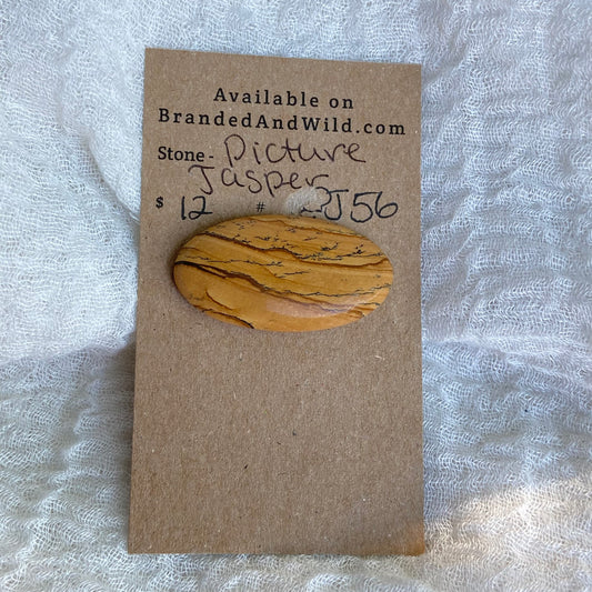 Picture Jasper Cabochon - PJ56