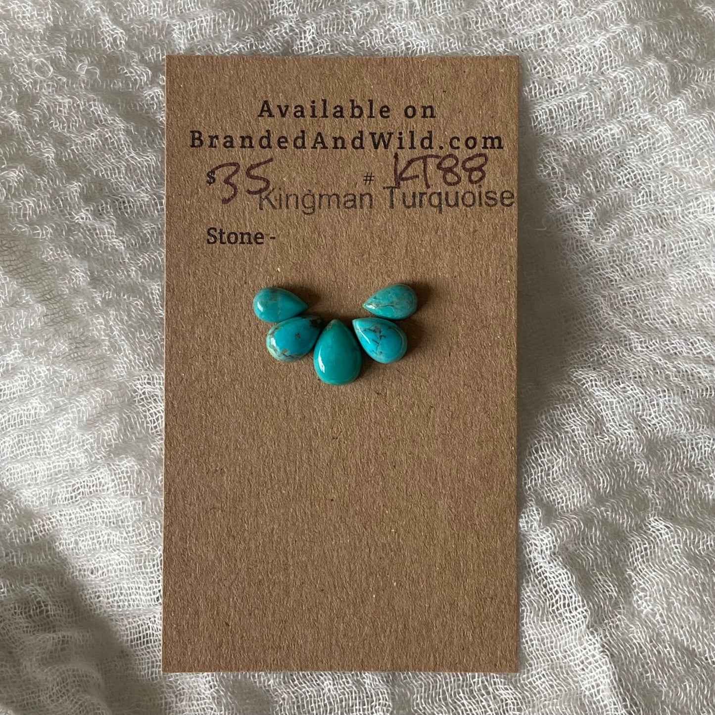 Kingman Turquoise Cabochon - KT88