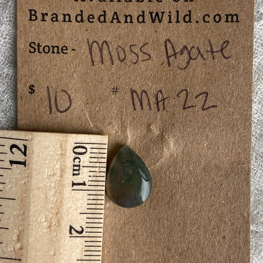 Moss Agate Cabochon - MA22
