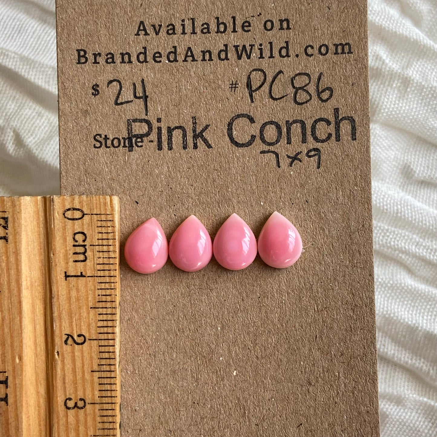 Pink Conch Cabochon - PC86