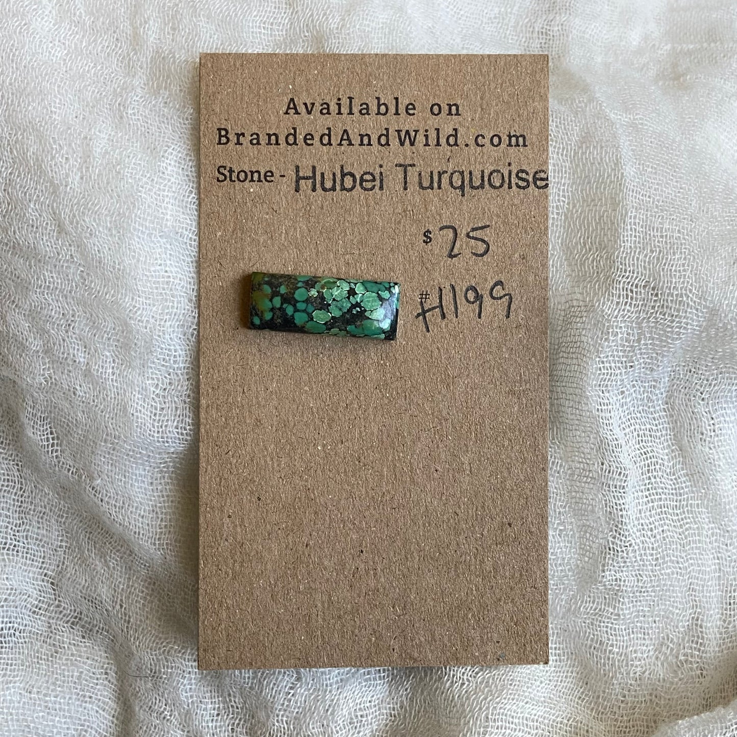 Hubei Turquoise Cabochon - H199 4018D484-A133-4DC9-B7B3-4AFFB2F9D65B Brandedandwild.com