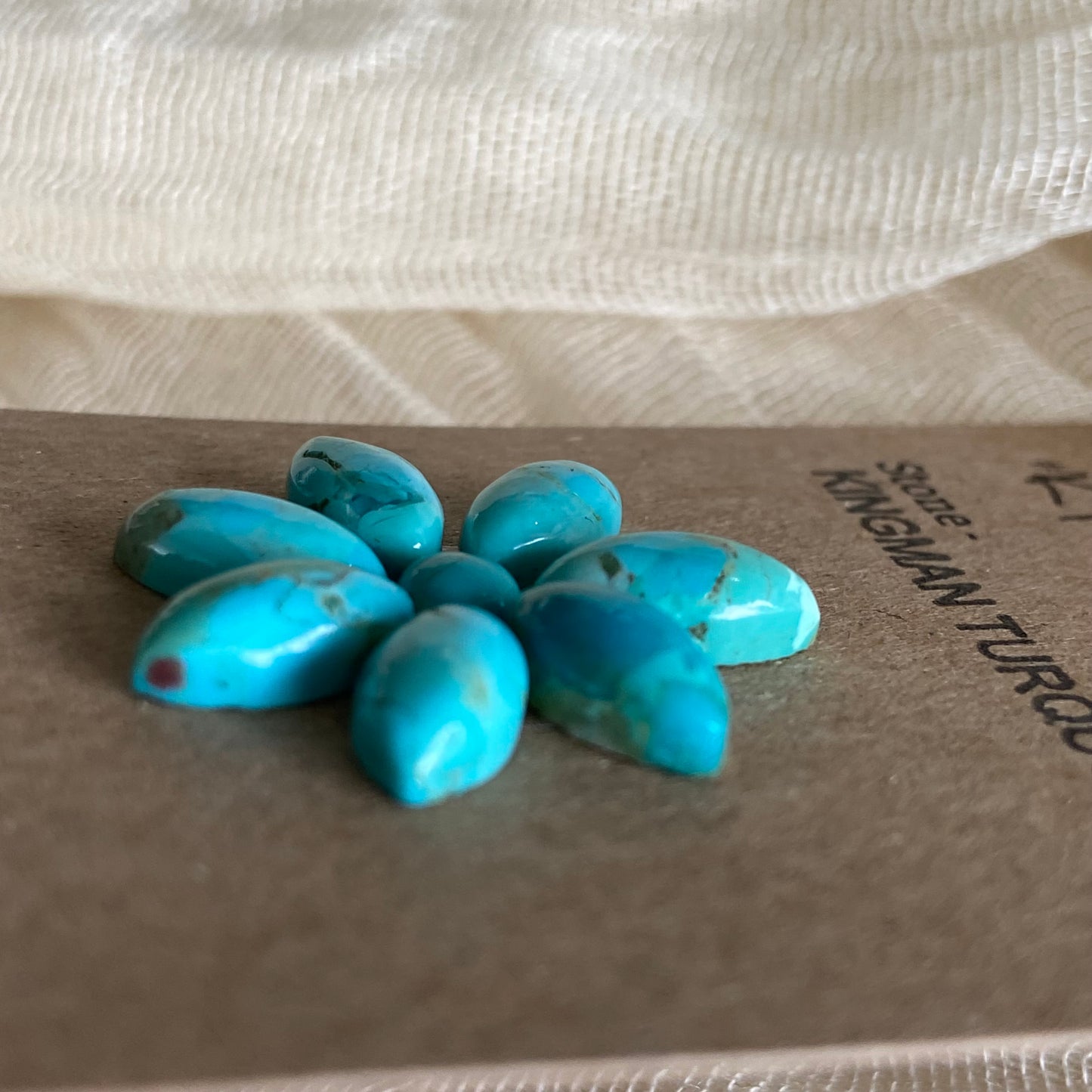 Kingman Turquoise Cabochon - KT09 40221C0A-462F-4518-9E9F-29363F30F97D Brandedandwild.com