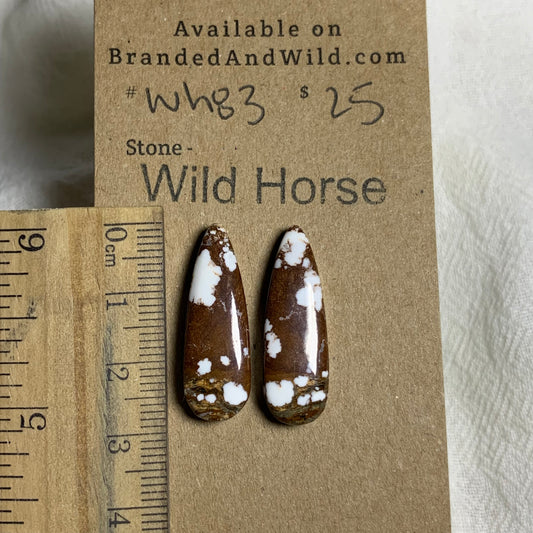 Wild Horse Cabochon - WH83 402B9B5E-5603-4F94-9076-2079C611B60B Brandedandwild.com