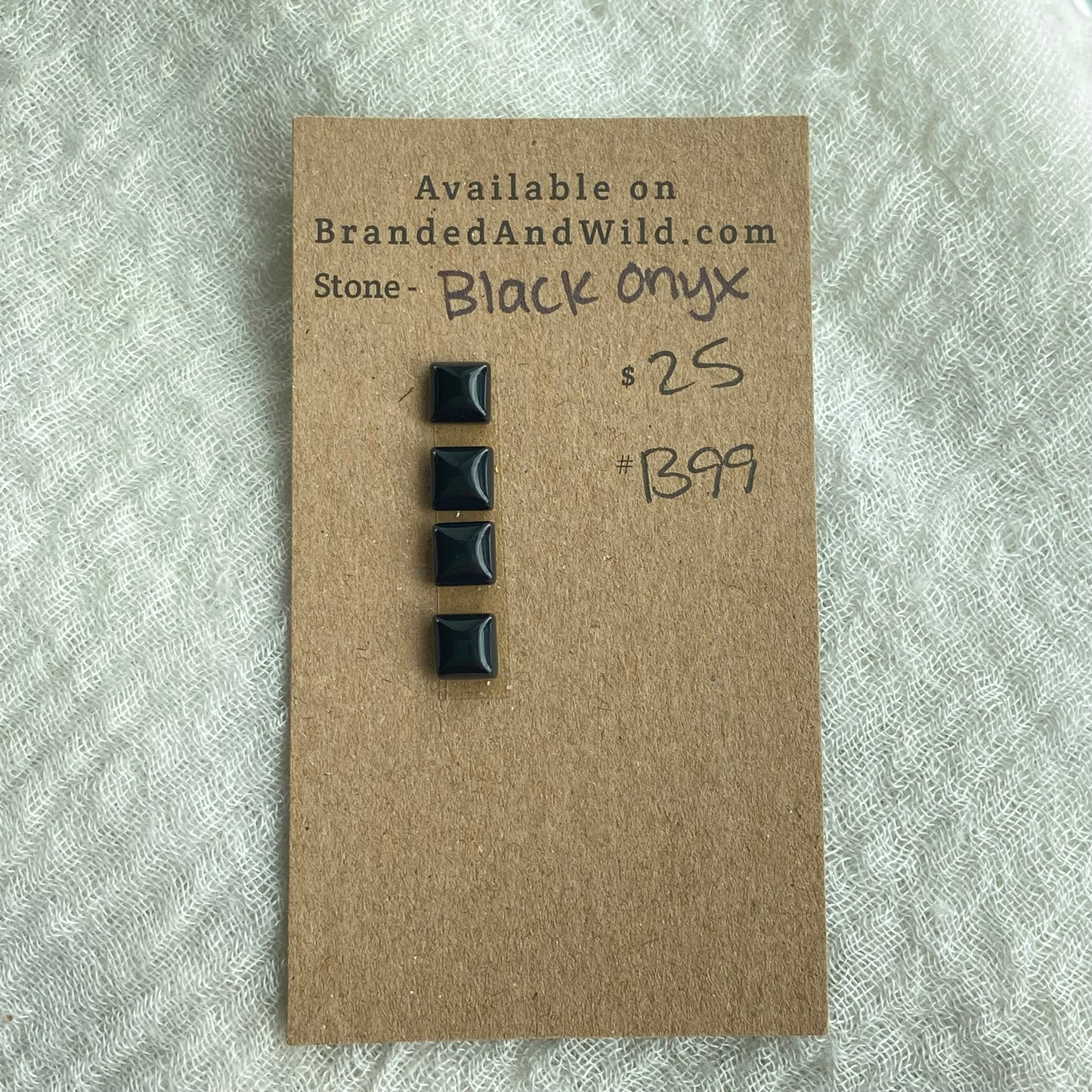 Black Onyx - Cabochon - B25