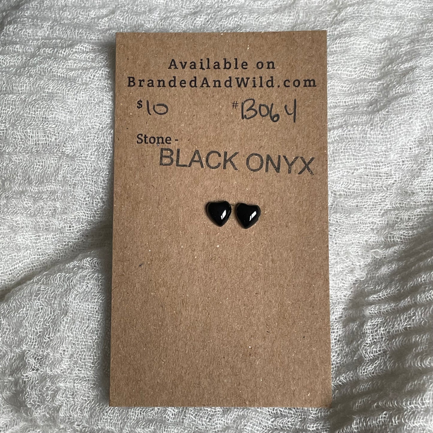 Black Onyx - Cabochon - BO64