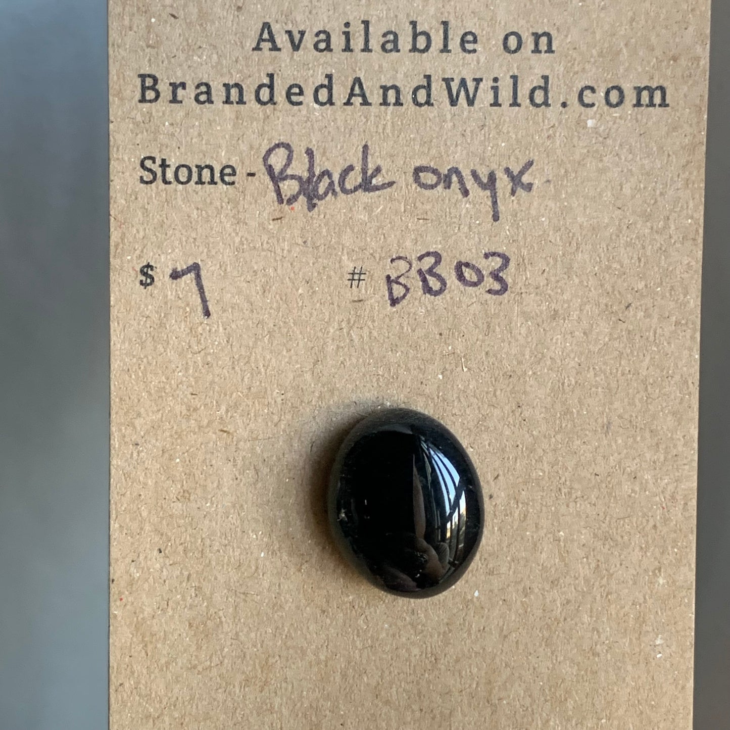 Black Onyx Cabochon - BB03