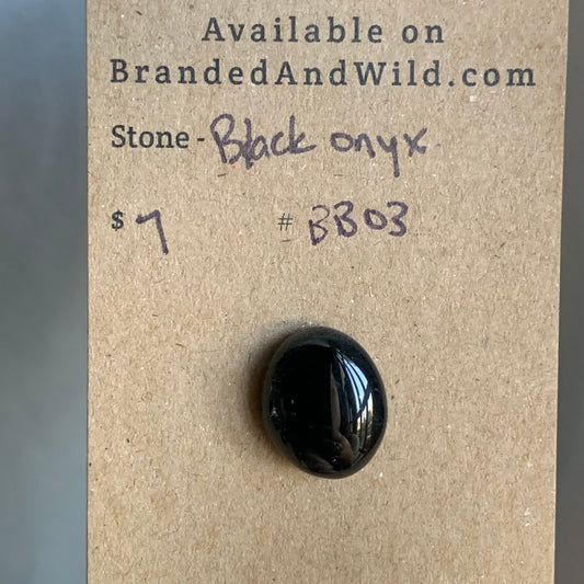 Black Onyx Cabochon - BB03