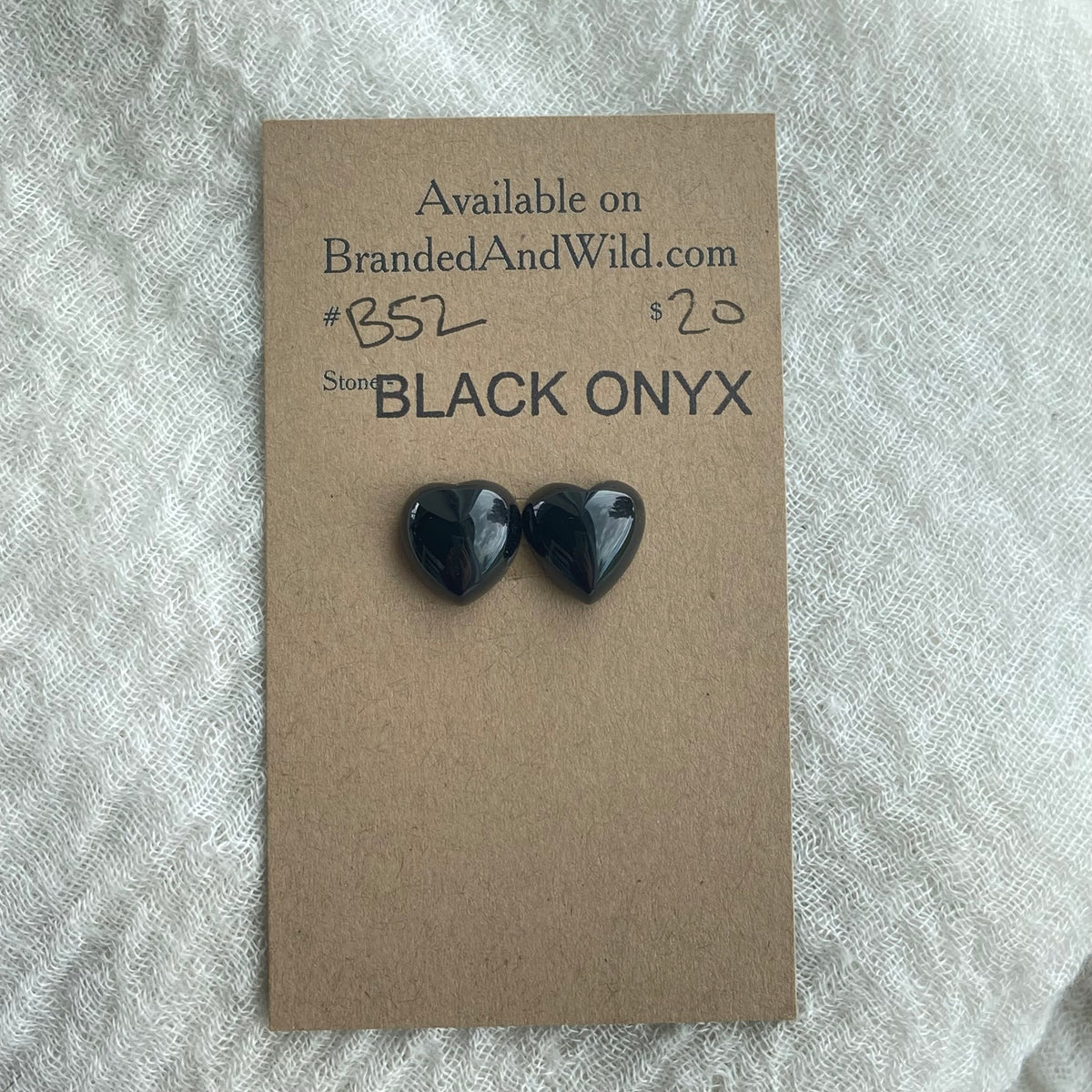 Black Onyx - Cabochon - B52